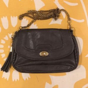 Dark purple crossbody purse